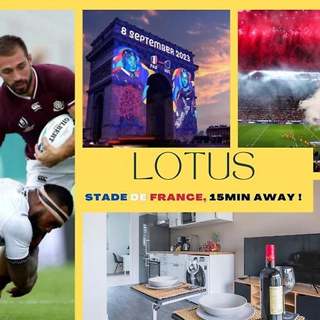 Le Lotus - Self Checkin - 20Min From Paris - Free Parking Around Apartment Drancy Bagian luar foto